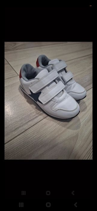 Adidasy 29 dla chłopca buty wiosenne przejsciowe sportowe białe