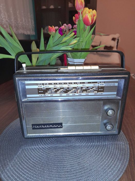 radio NECKERMANN - potężny, urodziwy, działający niemiecki 60-latek