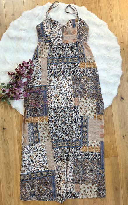 Sukienka maxi letnia Boho Patchwork cottage  Only M 38
