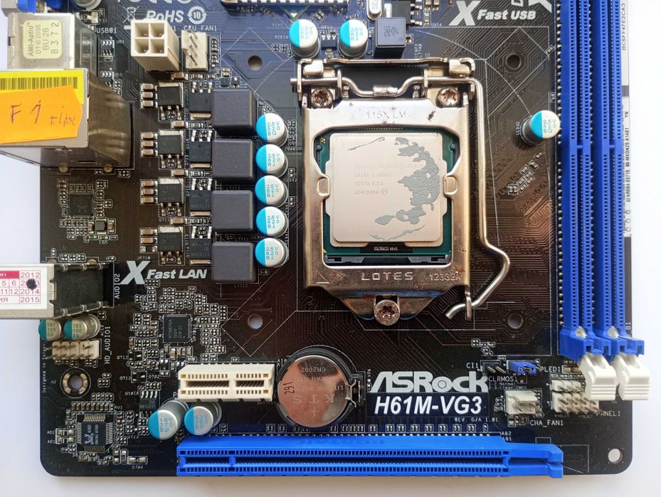s1155  ASRock H61M-VG3 (Intel H61, PCI-Ex16)
