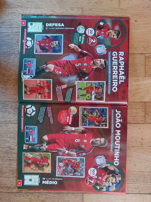 Caderneta de cromos - Fome de vencer - Completa