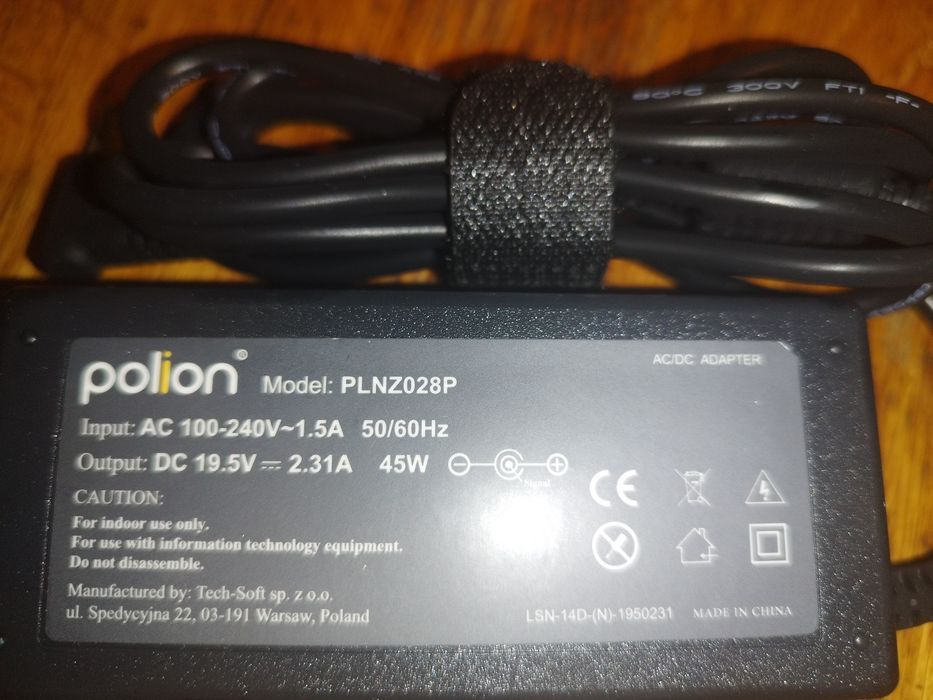 Zasilacz do HP pawilion  polion 19,5 V 2,31 A