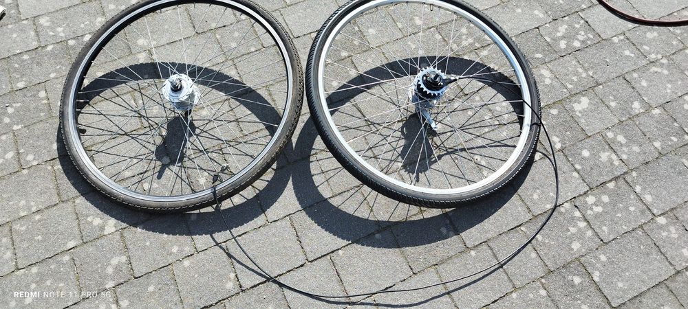 Komplet kół rowerowych 28" Shimano Nexus 7 + dynamo