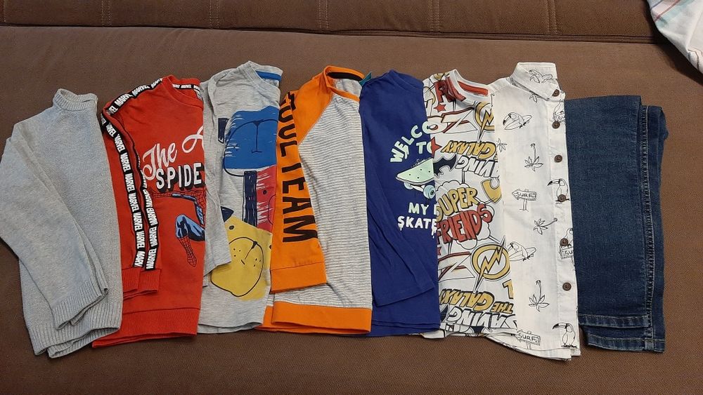 Пакет одягу на хлопчика 110-116