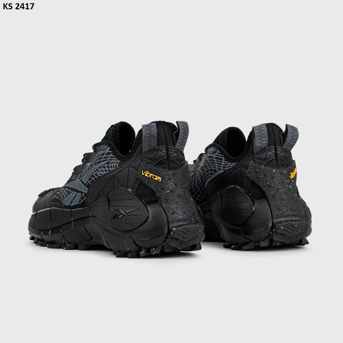 Кросівки Reebok Zig Kinetica 2.5 EDGE Black Gray. Арт: KS 2417