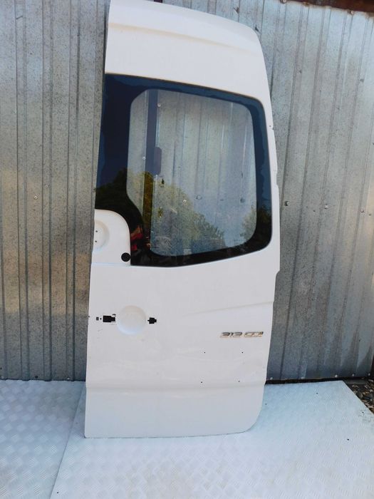 Drzwi tylne prawe wysokie Mercedes Sprinter 906 Crafter szyba BEZ KOROZJI