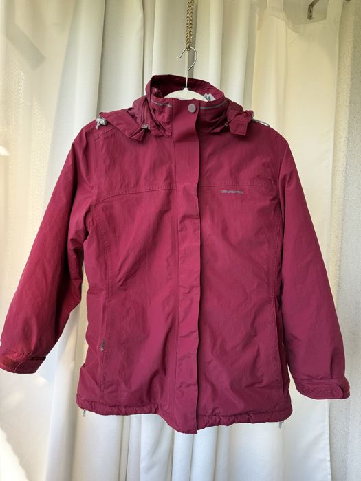 Kurtka Outdoorowa Craghoppers AquaDry Wodoodporna Malinowa S 36