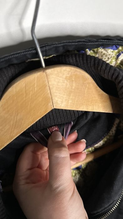 Czarna parka na wiosnę z kapturem, Debenhams, S / 15 lat