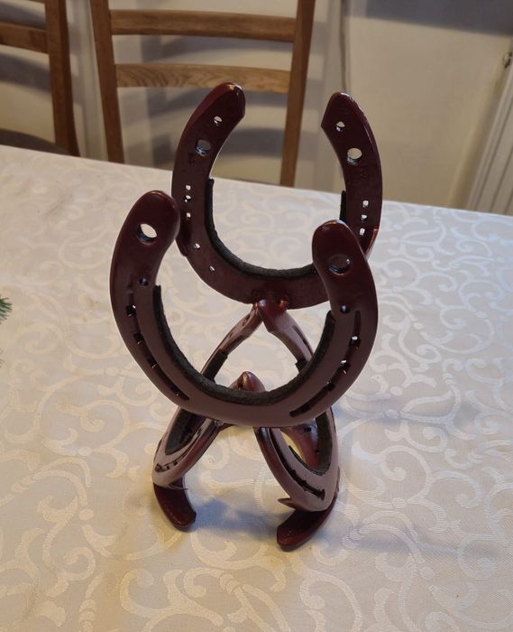 Stojaki na wino z podków rękodzieło