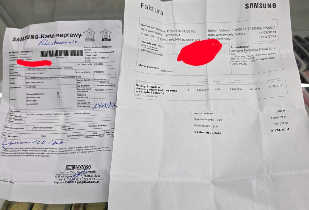 Samsung Z FLIP 6 512GB GWARANCJA! Telakces Felicity *Raty 0%