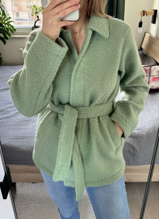 Only M 38 nowy z metkami krotki plaszcz przejsciowy oliwkowy zielony