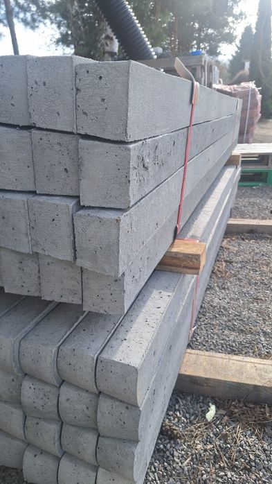 Słupki betonowe 2.2mb 25 zł szt