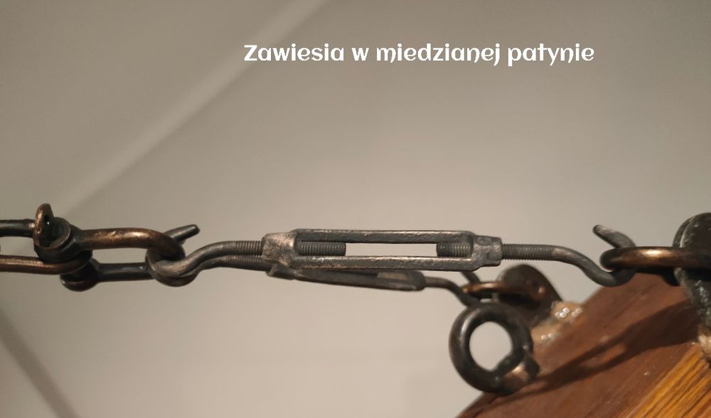 lampa wisząca stara belka