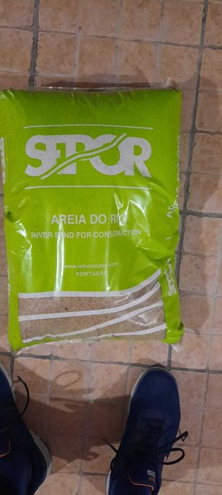 6 Sacos de Areia do Rio - Novos na embalagem - Entrega Grátis