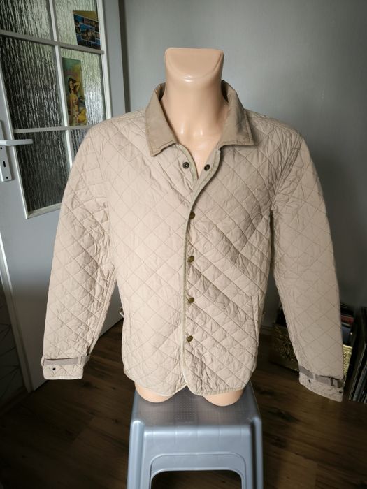 Scotch & Soda kurtka męska L pikowana beż przejściowa wiosna jesień