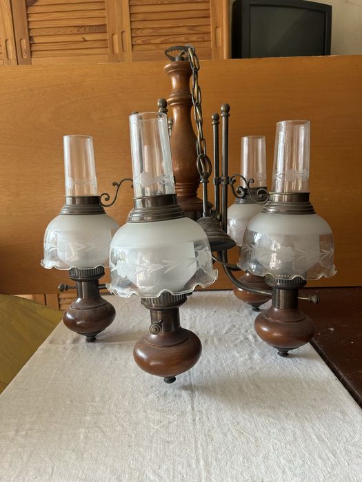 Candeeiro de Teto tipo Lamparinas Antigas