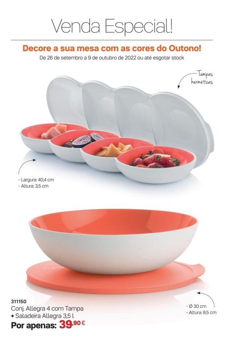 Tupperware promoção