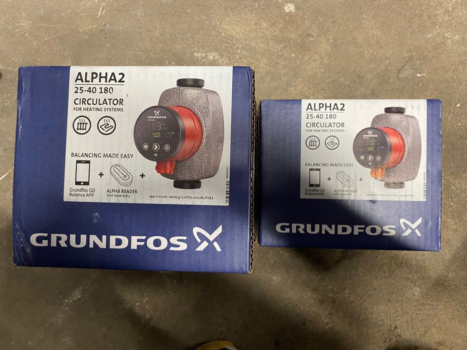 Grundfos alpha2 25.40 180 nowe pompa
