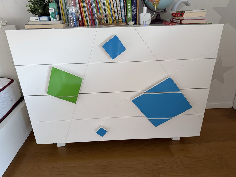 Cómoda de criança 1,20*80*50cm