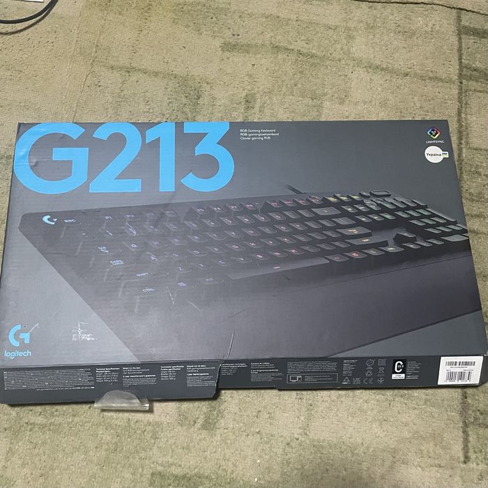 Ігрова клавіатура Logitech g213