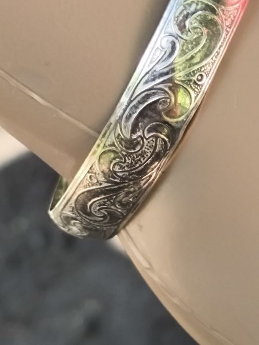 Stara srebrna bransoleta. Vintage