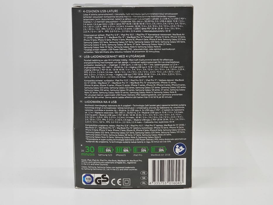 Adapter usb tronic 4 porty rozdzielacz hub usb 2.0