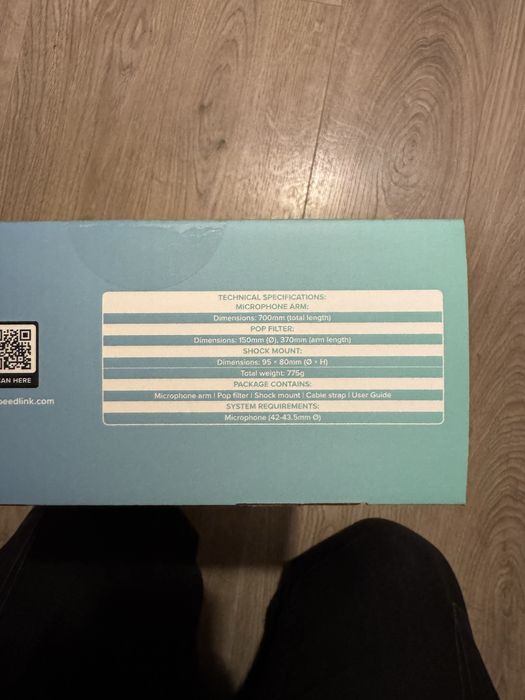 NOWY Ramię na mikrofon SpeedLink VOLITY Streaming Accessory Set