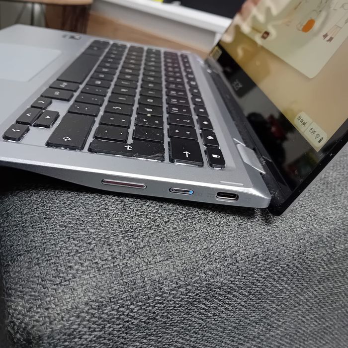 Pc portátil chromebook spin 513 4gb de ram e 64gb de armazenamento
