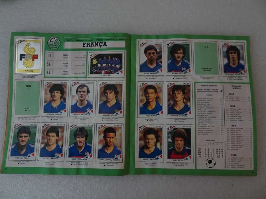 Caderneta de cromos México 86 Morumbi Panini (faltam 54 cromos)