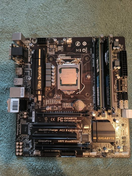 Комплект. Материнская плата 1150 и потужний процессор i5 (i7, i3)