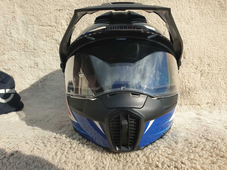 Schuberth E1 rozm S  szczękowy kask motocyklowy z blendą + intecom SC10U