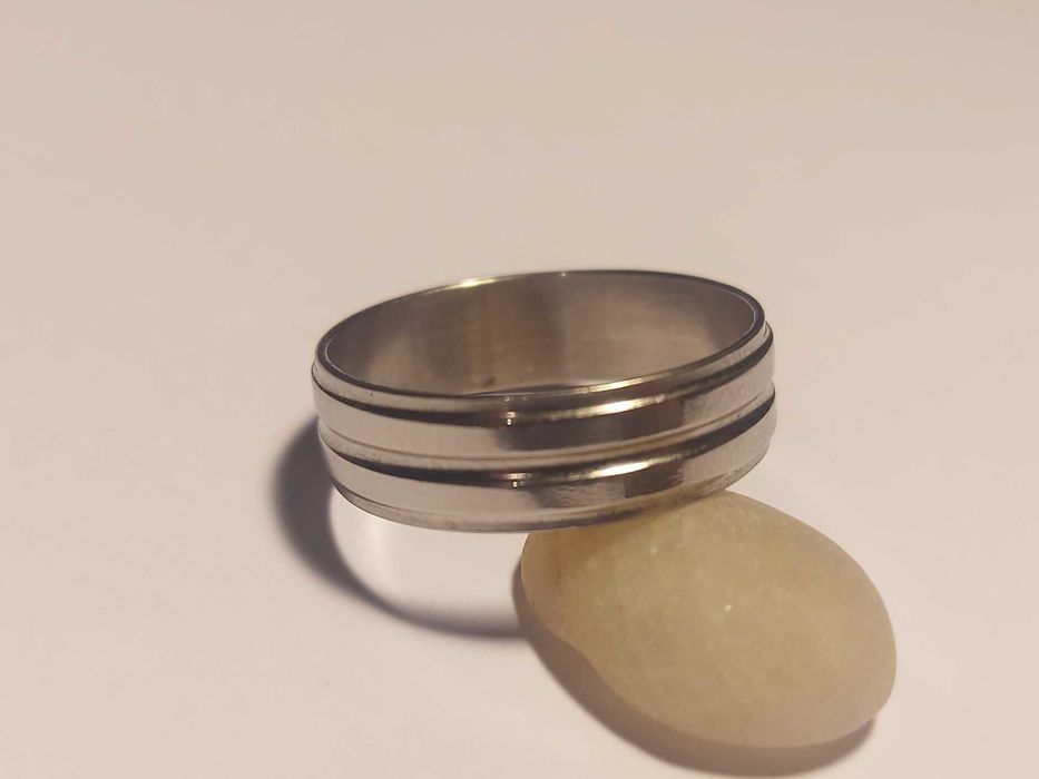 Anel Aço Inoxidável Size 21 - Resistente, Brilhante e Antialérgico
