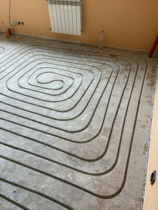 Frezowanie pod ogrzewanie podłogowe