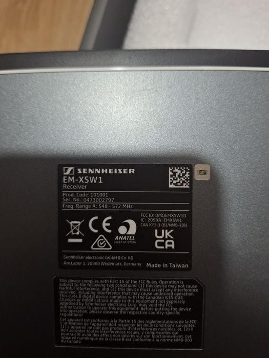 Sennheiser XSW 1-825 A-Band