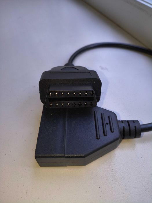 Перехідник GM 12 pin OBD2 16 pin адаптер для діагностики авто Opel, Chevrolet, Daewoo (старі моделі)