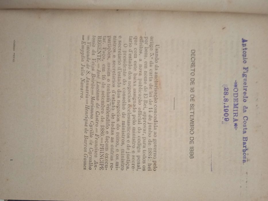 Código Penal Annotado de 1896.