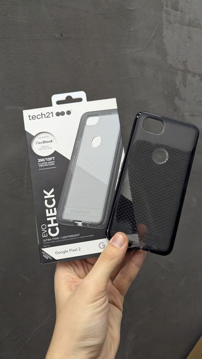 Чехол Tech21 EvoCheck Google Pixel 2 Smoke Black Чохол