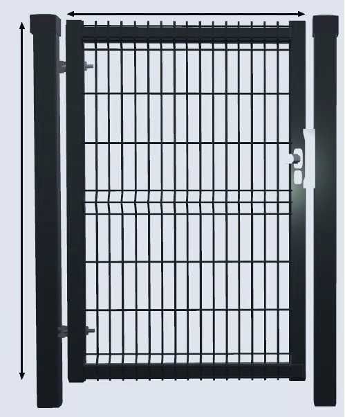 Furtka wejściowa panelowa  Ral  h-153