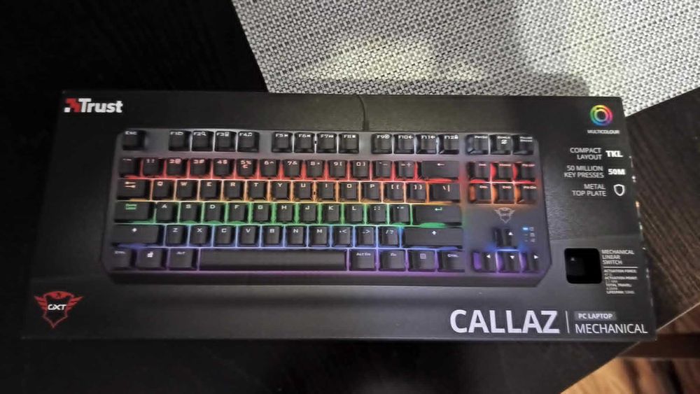 Klawiatura gamingowa Trust GXT834 Callaz TKL US