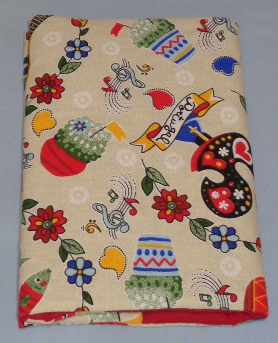 Capa para livros em tecido modelo 50 (NOVA)