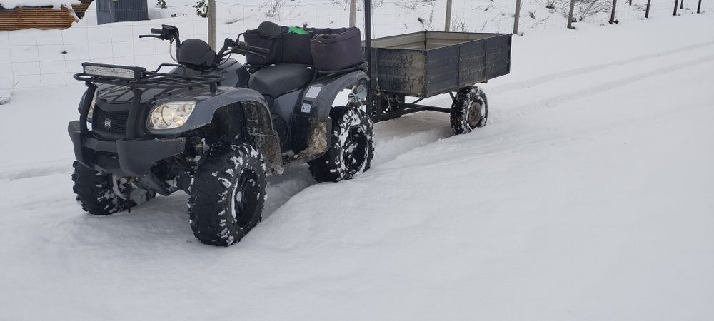 Cf Moto goes 500 4x4  przyczepka