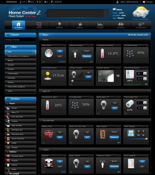 Fibaro Home Center 2 (Automação Residencial com e sem fios)
