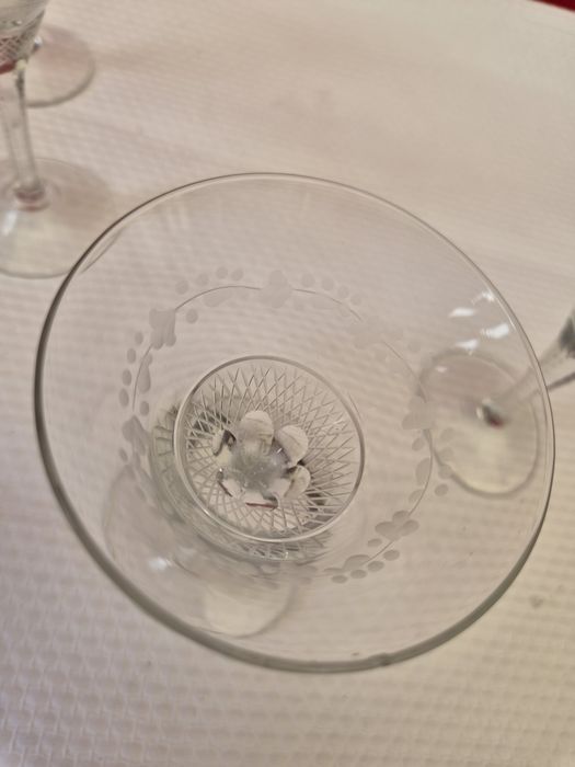 Karafka i kieliszki  piękny zestaw do alkoholu