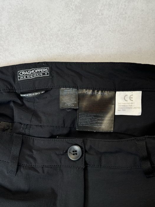 Трекінгові штани Craghoppers жіночі чорні оригінал женские карго штаны