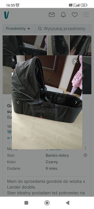 Gondola X-lander double bliźniaczy rok po roku