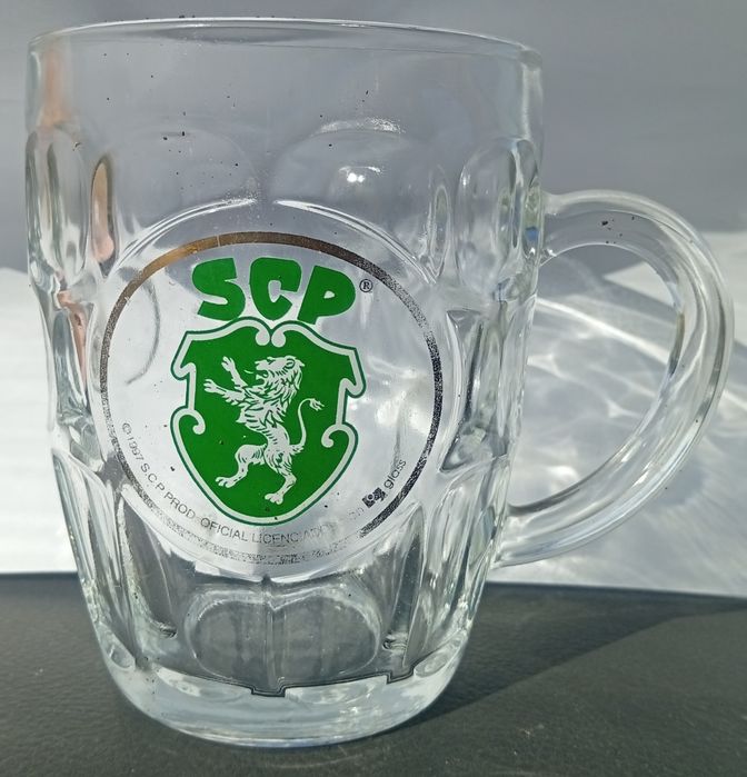 Caneca de vidro antiga do Sporting480080569440686080