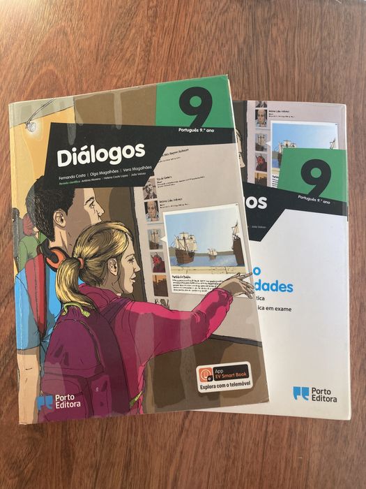 Manual e Caderno de Atividades “Diálogos” Português 9o ano