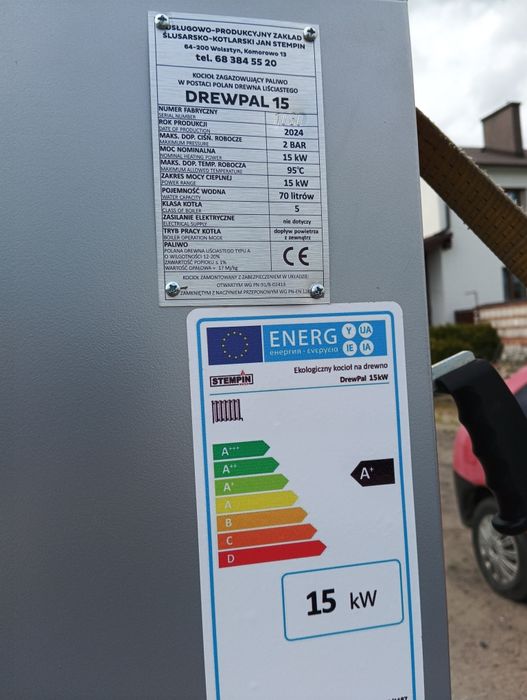 Piec centralnego  faktura