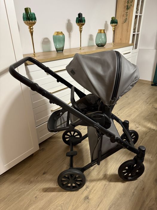 Wózek Anex e/type Gothic + 2 foteliki Britax Römer  z baza ISOFIX