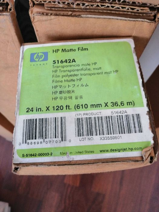 HP Plotter Paper Rolls of Various References.64586420434307122